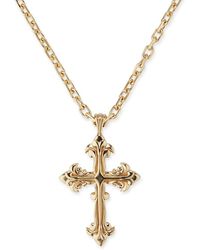 Emanuele Bicocchi - Large Avelli Cross Necklace - Lyst