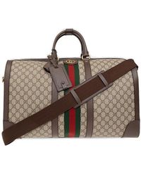 Gucci 'savoy Large' Duffel Bag - Brown