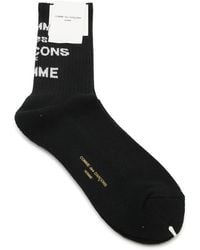 Comme des Garçons - Logo Intarsia Calf-length Socks - Lyst
