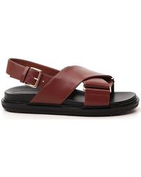 Marni Fussbett Sandals for Women - Up to 70% off at Lyst.com