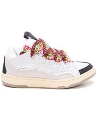 Lanvin - Curb Lace-up Sneakers - Lyst