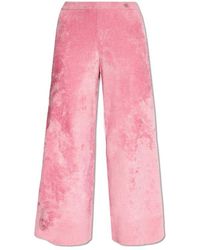 Gucci - Velour Trousers, - Lyst