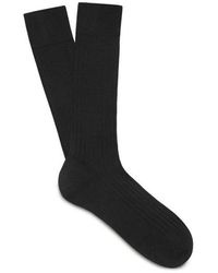 ZEGNA - Mid-Calf Knit Socks - Lyst