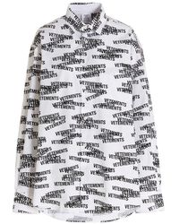 Vetements Shirts for Women | Online Sale up to 63% off | Lyst