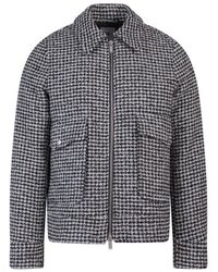 PT Torino - Full-zip Checkered Jacket - Lyst