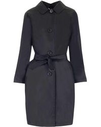 Max Mara Belted Trench Coat - Black