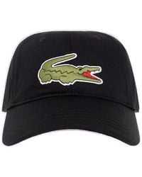 Lacoste - Logo-embroidered Curved Peak Baseball Cap - Lyst
