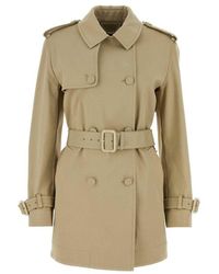 Gucci - Belted Button-up Trench Coat - Lyst