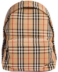 Burberry Vintage Check Backpack - Natural