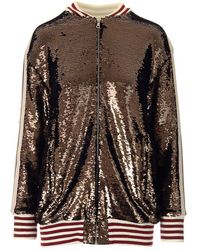 Palm Angels - Sequined Track Jacket - Lyst