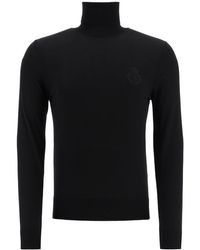 embroidered turtleneck mens