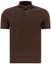 Zanone - Buttoned Polo Shirt - Lyst
