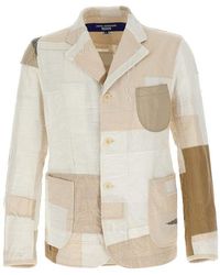 Junya Watanabe - Patchwork Single-Breasted Blazer - Lyst