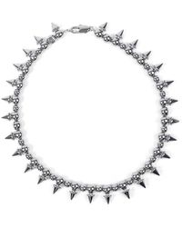 MISBHV - Ball Chain Spike Necklace - Lyst