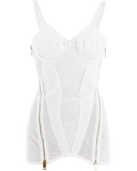 Burberry Corset Top - White