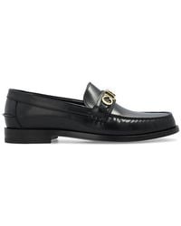 Gucci - Cara Logo Leather Loafers - Lyst