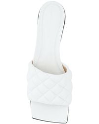 bottega white sandals