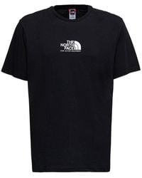 The North Face Cotton T-shirt With Logo Print - Black