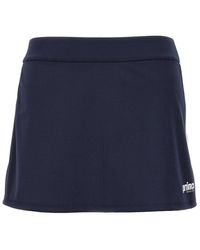 Sporty & Rich - Prince Sporty Stripe Detailed Mini Skirt - Lyst