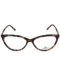 Lacoste - Cat Eye Frame Glasses - Lyst