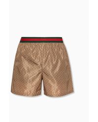 Gucci GG Monogram Swimming Shorts - Natural