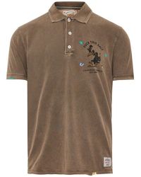 Bob - Graphic Printed Polo Shirt - Lyst