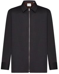 Jil Sander - Wool Zip-up Shirt Jacket - Lyst