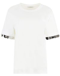 Rabanne - Crewneck Short-sleeved T-shirt - Lyst