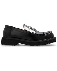 KENZO - Smile Logo-plaque Fringed Loafers - Lyst
