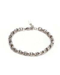 Saint Laurent Chain-link Detail Bracelet - Natural