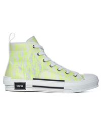 Dior B23 High Top Sneakers - Yellow