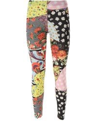 Moschino - Jeans Graphic Printed Stretched Leggings - Lyst
