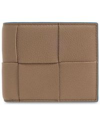 Bottega Veneta - Leather Folding Wallet - Lyst