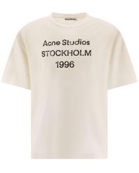 Acne Studios - Gray Printed T-shirt - Lyst