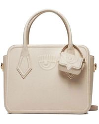 Chiara Ferragni - Logo Embossed Handbag - Lyst