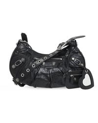 Balenciaga - Le Cagole Xs Leather Shoulder Bag - Lyst