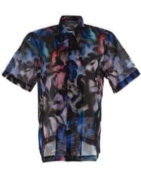Dries Van Noten - Abstract Multicolor Shirt - Lyst