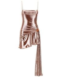 DIESEL - D-blas Draped Panel Metallic Dress - Lyst