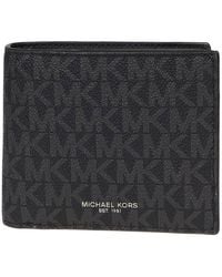 Michael Kors - Greyson Logo-print Passcase Wallet - Lyst