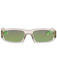 Jacquemus Altù Rectangle-frame Sunglasses - Grey