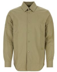 Burberry - Equestrian Knight-motif Buttoned Shirt - Lyst