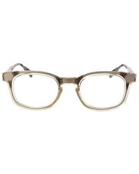 Linda Farrow - X Kris Van Assche Rectangular Frame Glasses - Lyst