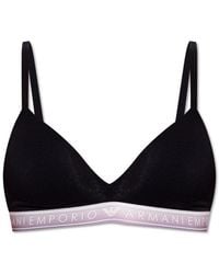 Emporio Armani - Bra From The 'Sustainability' Collection - Lyst