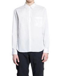 COMME DES GARÇON BLACK - Long-sleeved Button-up Shirt - Lyst