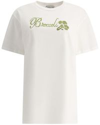 Collina Strada - Broccoli Embellished Short-sleeved T-shirt - Lyst