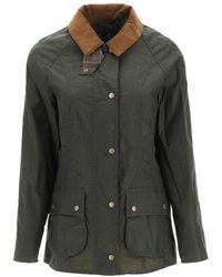 Barbour - Beadnell Waxed Jacket - Lyst