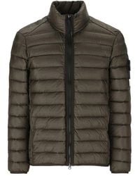 Stone Island - Quilted Zipped Jacket - Lyst
