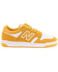 New Balance - 480 Panelled Low-top Sneakers - Lyst