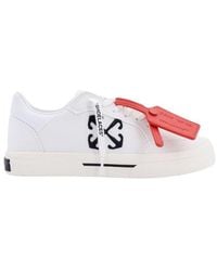 Off-White c/o Virgil Abloh - New Low Vulcanized Lace-up Sneakers - Lyst