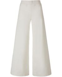 Max Mara - Button Detailed Extra-flared Trousers - Lyst